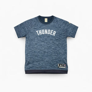 Adidas Men’s NBA Oklahoma City Thunder Shirt Blue Short Sleeve Pullover Sz XL